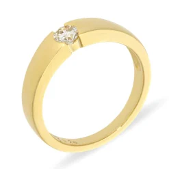 Brillant-Ring Gelbgold 0,26 ct