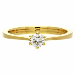 Brillant-Ring Gelbgold 0,20 ct