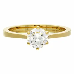 Brillant-Ring Gelbgold 0,74 ct