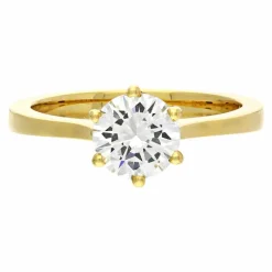 Brillant-Ring Gelbgold 1,0 ct