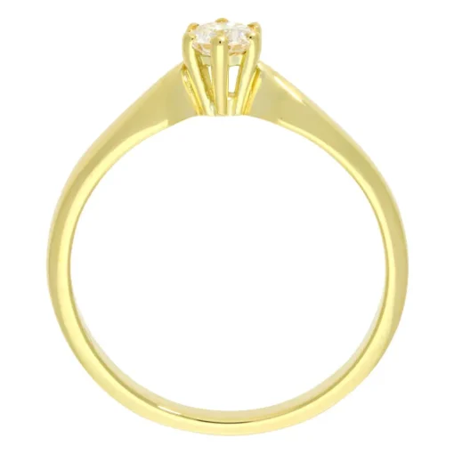 Brillant-Ring Gelbgold 0,29 ct