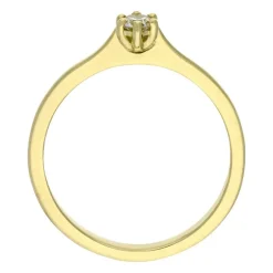 Brillant-Ring Gelbgold 0,15 ct