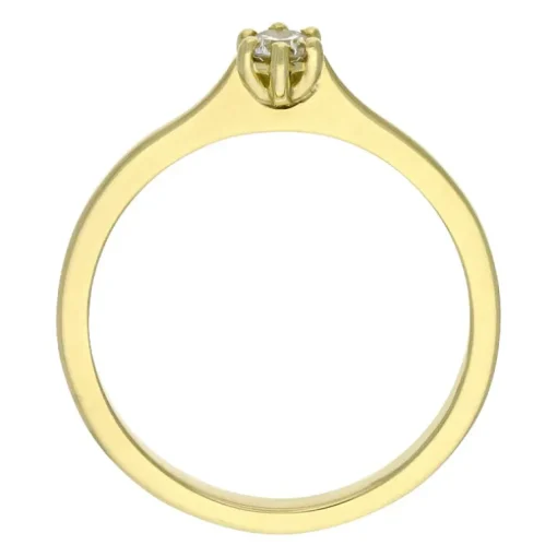 Brillant-Ring Gelbgold 0,15 ct