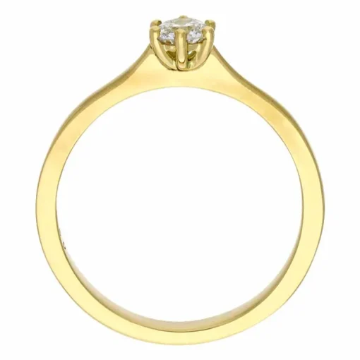 Brillant-Ring Gelbgold 0,20 ct