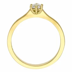 Brillant-Ring Gelbgold 0,26 ct
