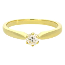 Brillant-Ring Gelbgold 0,29 ct