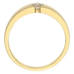 Brillant-Ring Gelbgold 0,17 ct