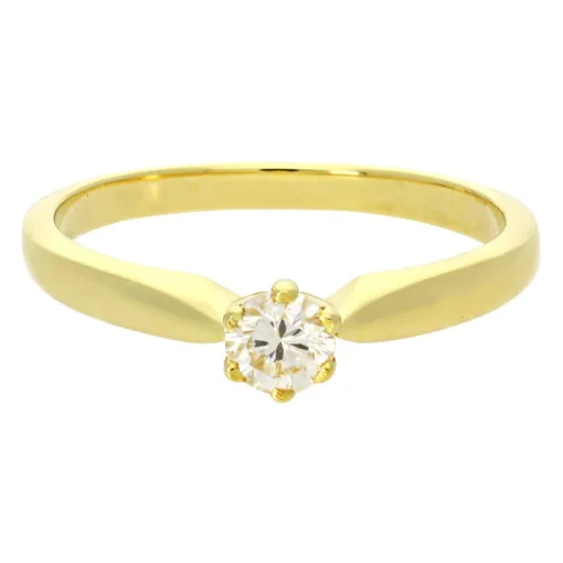 Brillant-Ring Gelbgold 0,29 ct