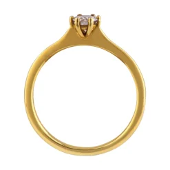 Brillantring Gelbgold 0,35 ct