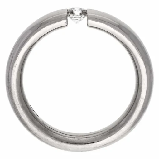 Brillant-Ring 'Niessing' Weißgold
