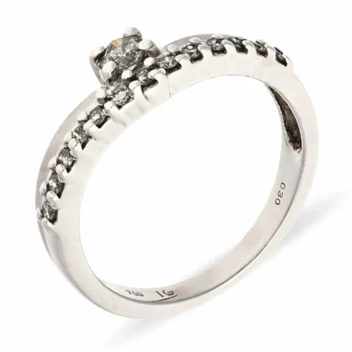 Brillant-Ring Weißgold