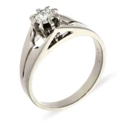 Brillant-Ring Weißgold