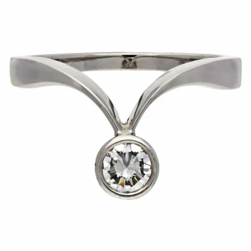 Brillant-Ring Weißgold