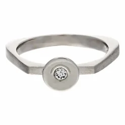 Brillant-Ring Weißgold