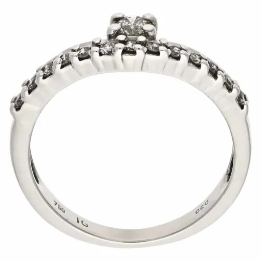 Brillant-Ring Weißgold