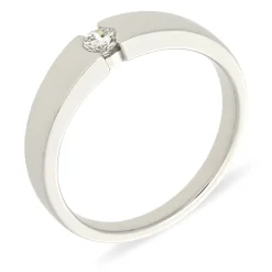 Brillant-Ring Weißgold 0,16 ct
