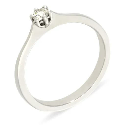 Brillant-Ring Weißgold 0,17 ct