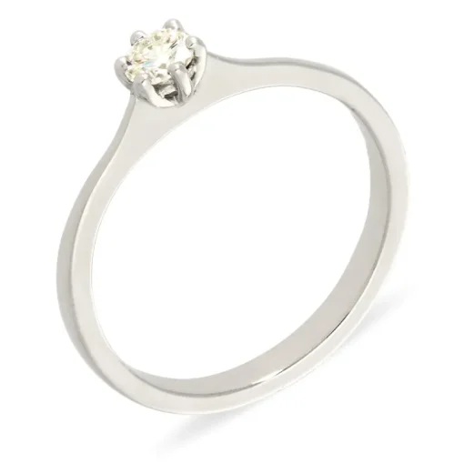Brillant-Ring Weißgold 0,22 ct