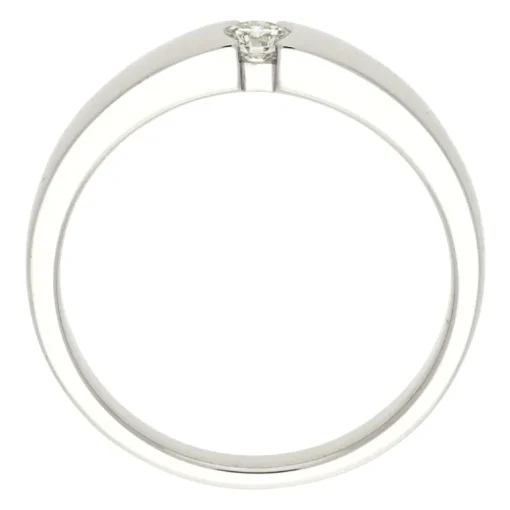 Brillant-Ring Weißgold 0,16 ct