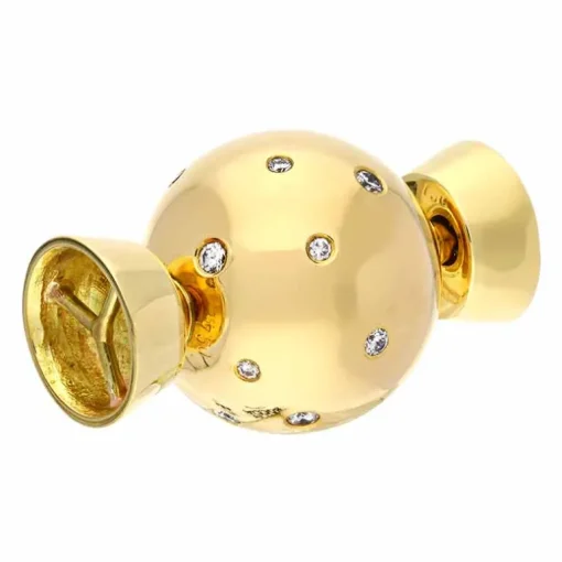 Brillant-Schließe Gelbgold