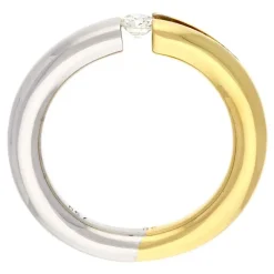 Brillant-Spannring Bicolor