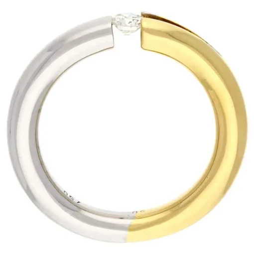 Brillant-Spannring Bicolor