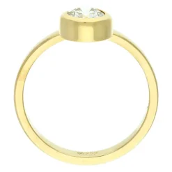 Brillant-Vorsteck-Ring Gelbgold