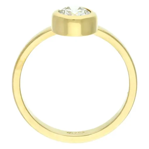 Brillant-Vorsteck-Ring Gelbgold