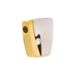 Brillant-Wende-Anhänger Bicolor