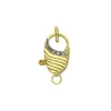 Brillant-Zier-Karabiner Gelbgold