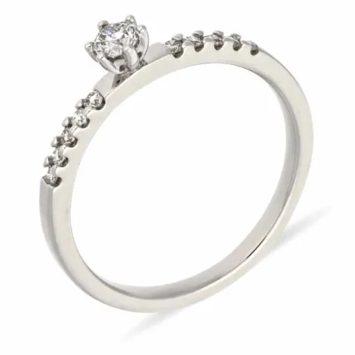 Brilllant-Ring Weißgold