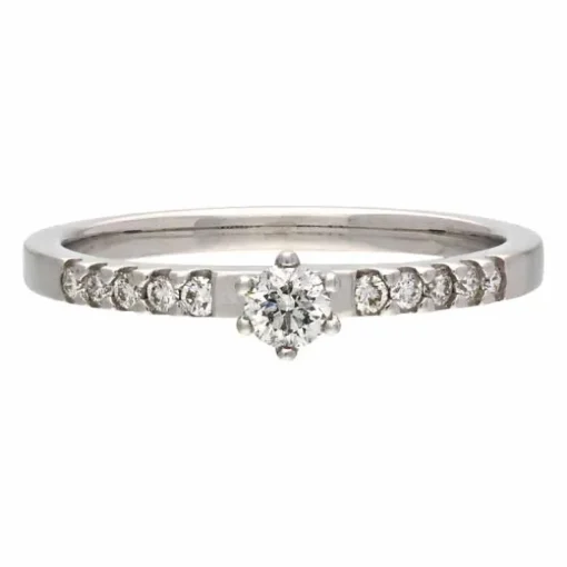 Brilllant-Ring Weißgold