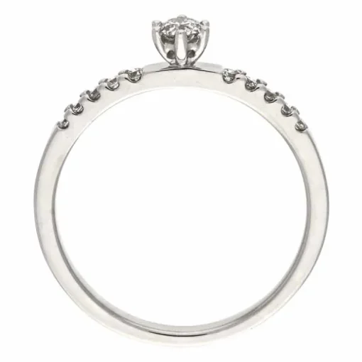 Brilllant-Ring Weißgold