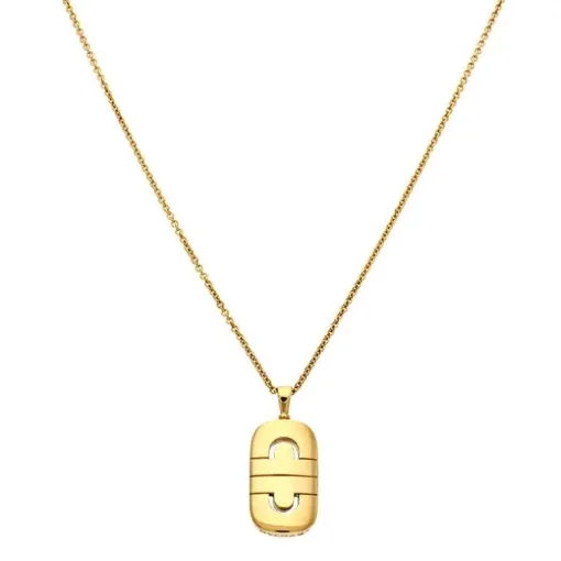 Bulgari Parentesi Kette mit Anhänger Gelbgold