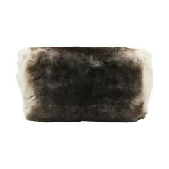 Chanel 'Chinnchilla Pelz Classic Flap' Grau