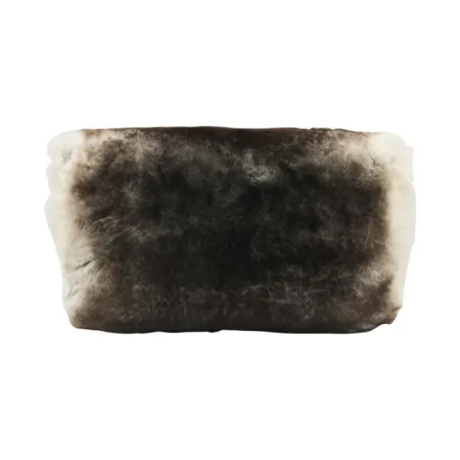 Chanel 'Chinnchilla Pelz Classic Flap' Grau