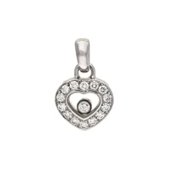 Chopard Brillant-Anhänger 'Happy Diamonds' Weißgold