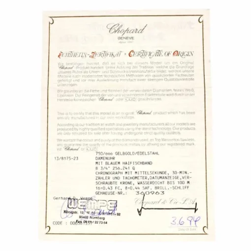 CHOPARD Mille Miglia 31mm Ref. 13/8175-23