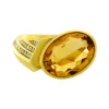 Citrinring Gelbgold
