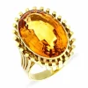 Citrin-Ring Gelbgold