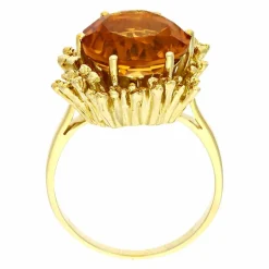 Citrin-Ring Gelbgold