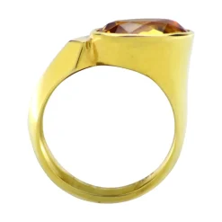 Citrinring Gelbgold