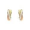 Clip-Ohrstecker Tricolor