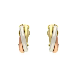 Clip-Ohrstecker Tricolor