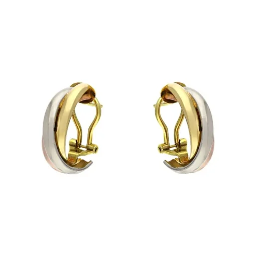 Clip-Ohrstecker Tricolor