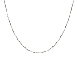 Collierkette Weißgold