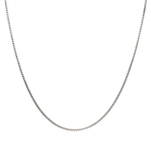Collierkette Weißgold