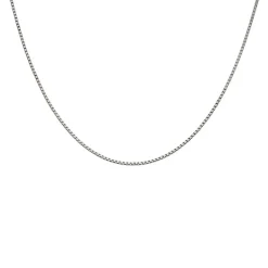 Collierkette Weißgold