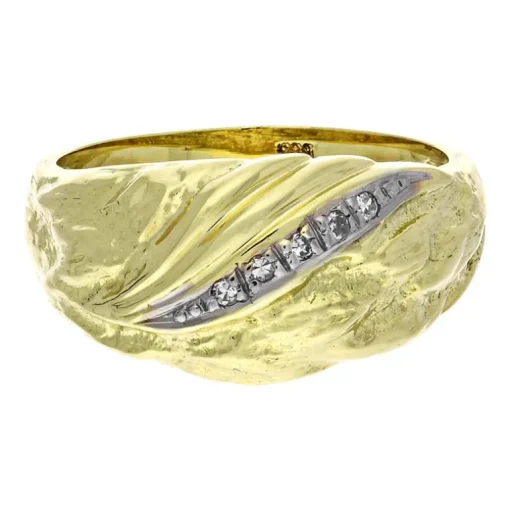 Diamant Ring Gelbgold