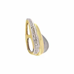 Diamant-Anhänger Bicolor